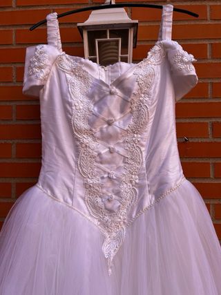 Vestido novia blanco - Talla grande
