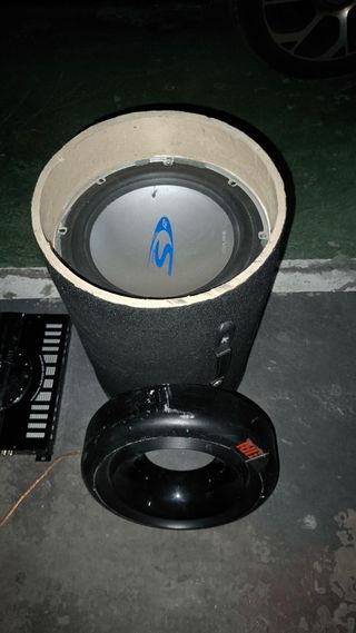 Subwoofer JBL 1000/Alpine tipe S12+ 3 Amplificador