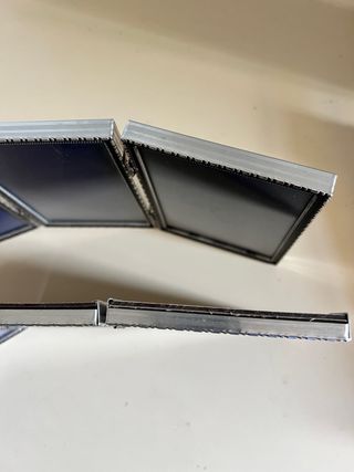 Cornici foto 6x metallo argentato