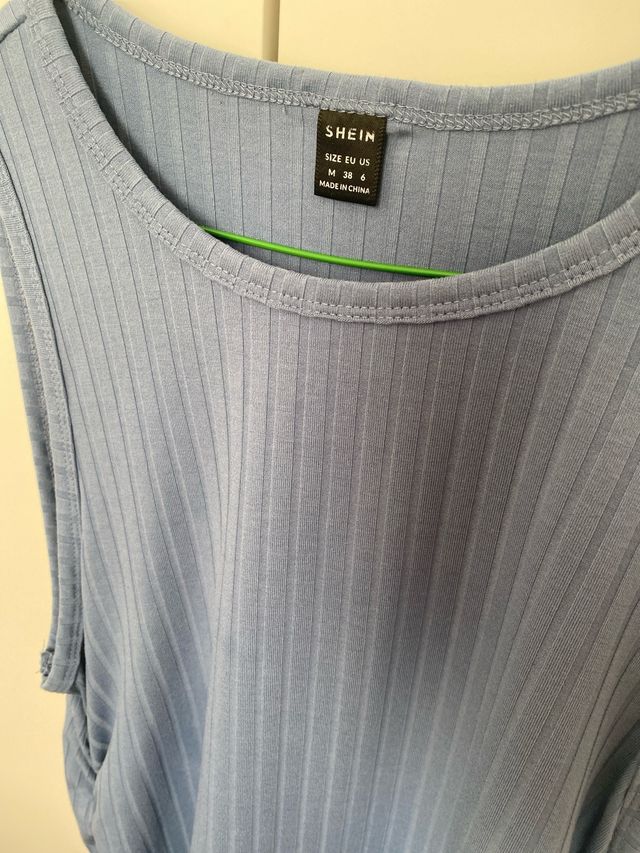 Vestido premamá SHEIN azul - talla M