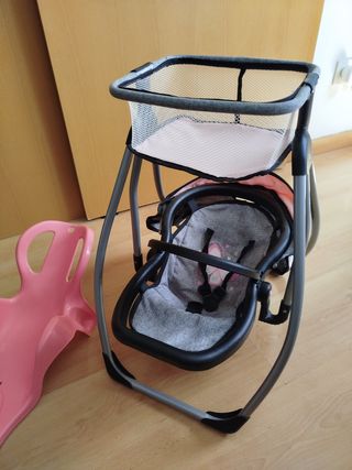 Hamaca bebé baño + Hamaca juguete