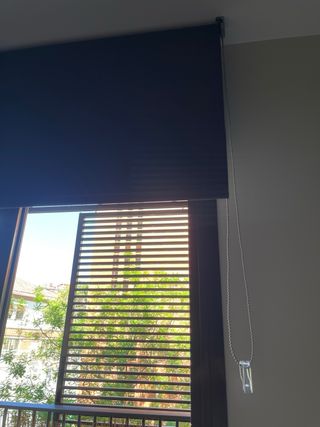 2 estores enrollables opaco 115x250cm