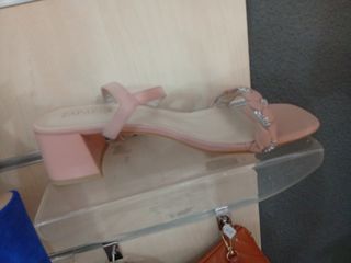 Sandalias ZAPALX rosa palo con pedreria 