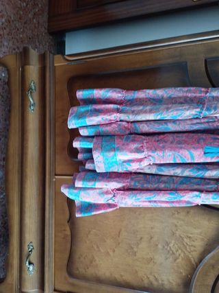 Vestido seda estampado - Talla única