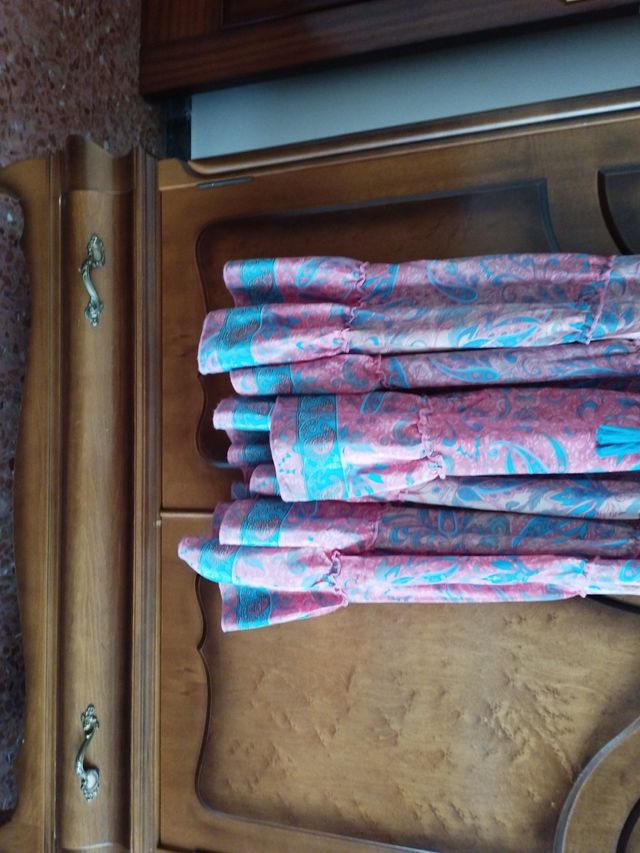 Vestido seda estampado - Talla única