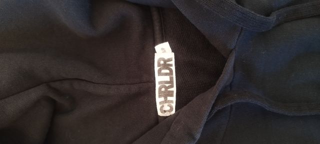 Camisola com capuz preta - Tamanho S