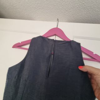 Vestido satinado fiesta.