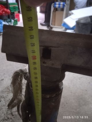 Pistón hidráulico usado