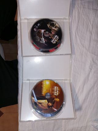 DVDs Star Wars I & II (Español)