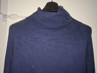 Vestido premamá azul marino
