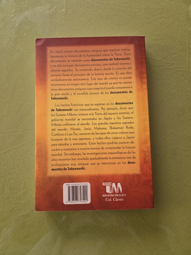 Los documentos de Takenouchi. Libro 1.