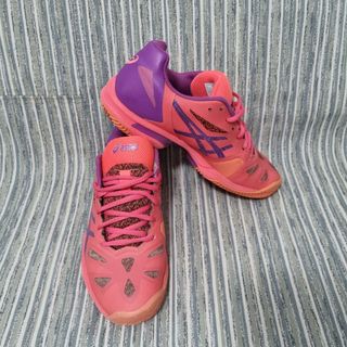Zapatillas Asics pádel rosa-morado 39