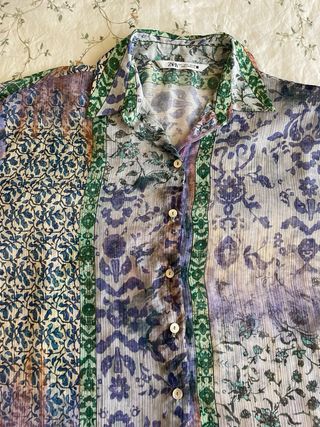 Blusa Zara multicolor 