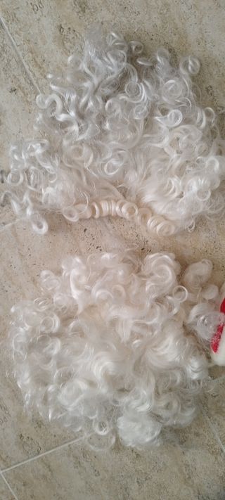 Disfraz  Capa Papa Noel .Tela buena . (Terciopelo)