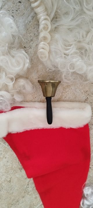 Disfraz  Capa Papa Noel .Tela buena . (Terciopelo)