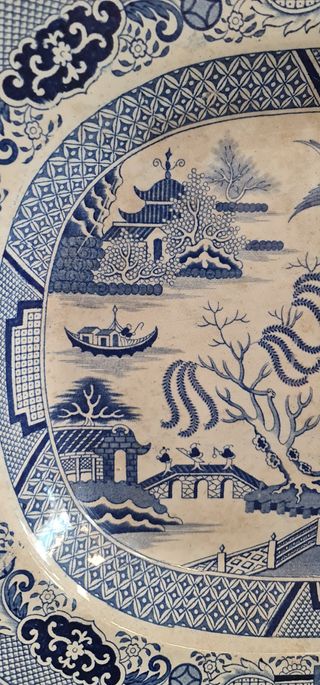 Fuente patrón Willow o Sauce Lloron