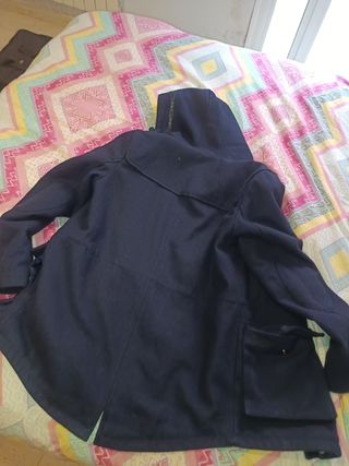 Gabardina azul marino Pull & Bear