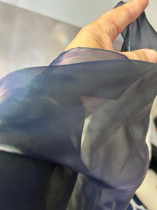 Chal azul petroleo fiesta - elegante es un regalo!