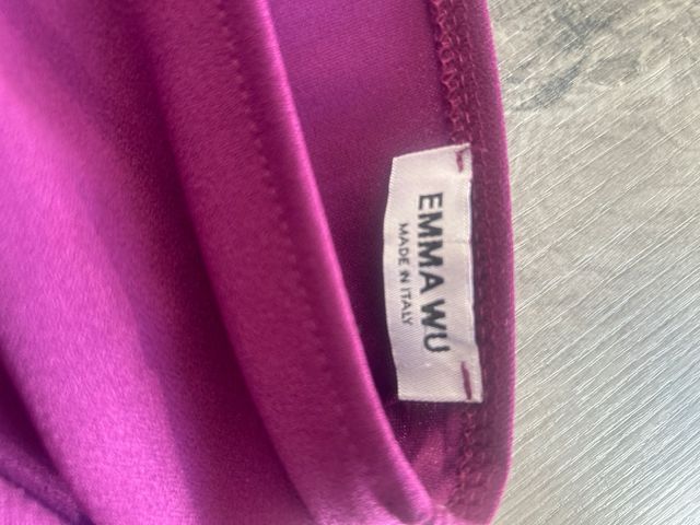 Vestido Emma Wu morado talla 38