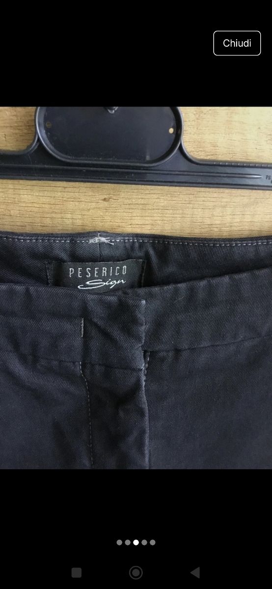 Pantaloni Peserico neri tg 44