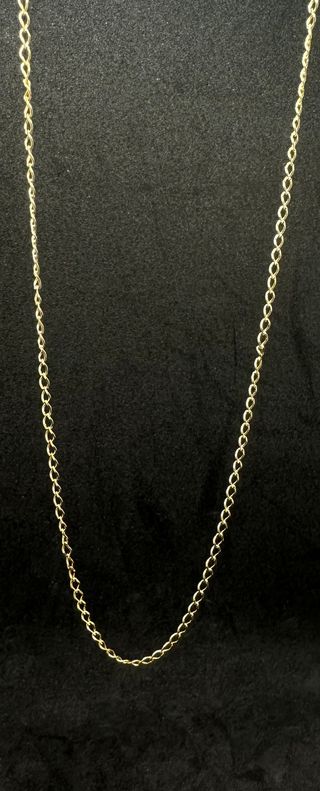 Cadena Bilbao de oro de 18k, 3.03gr, 52cm.
