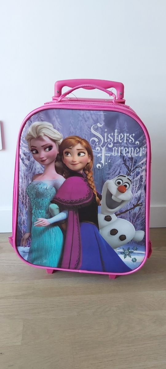 Maleta infantil Frozen rosa
