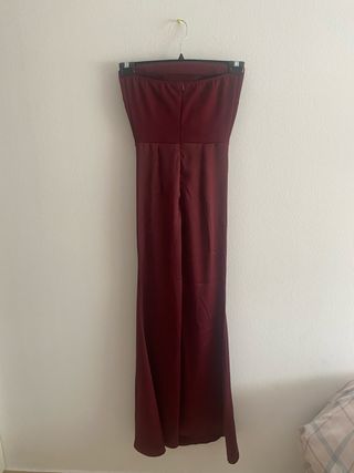 Vestido granate largo / Vestido Isabella Closet