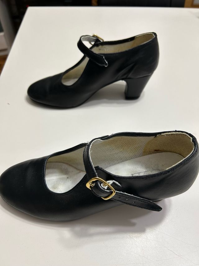 Zapatos baile flamenco negros