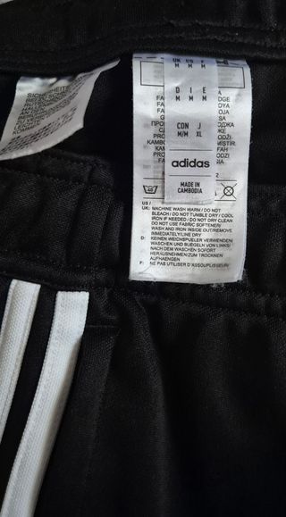 Pantalon Chándal Adidas Negro