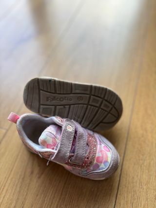 Scarpe bimba glitter rosa n 22