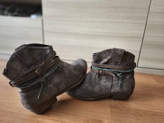 Botines marrón - Piel - Talla 41