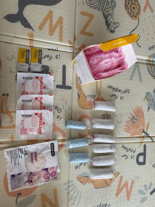 Sacaleches Suavinex eléctrico y discos lactancia