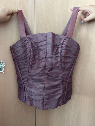 Conjunto fiesta granate