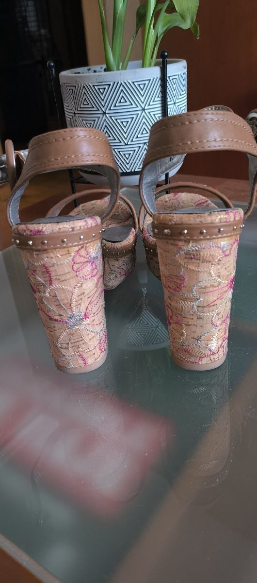 Sandalias Retorika verano - Marrón multicolor