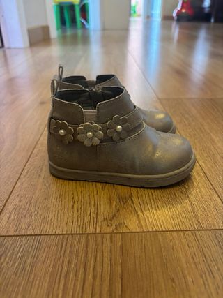 Scarpe bimba glitter oro - 22