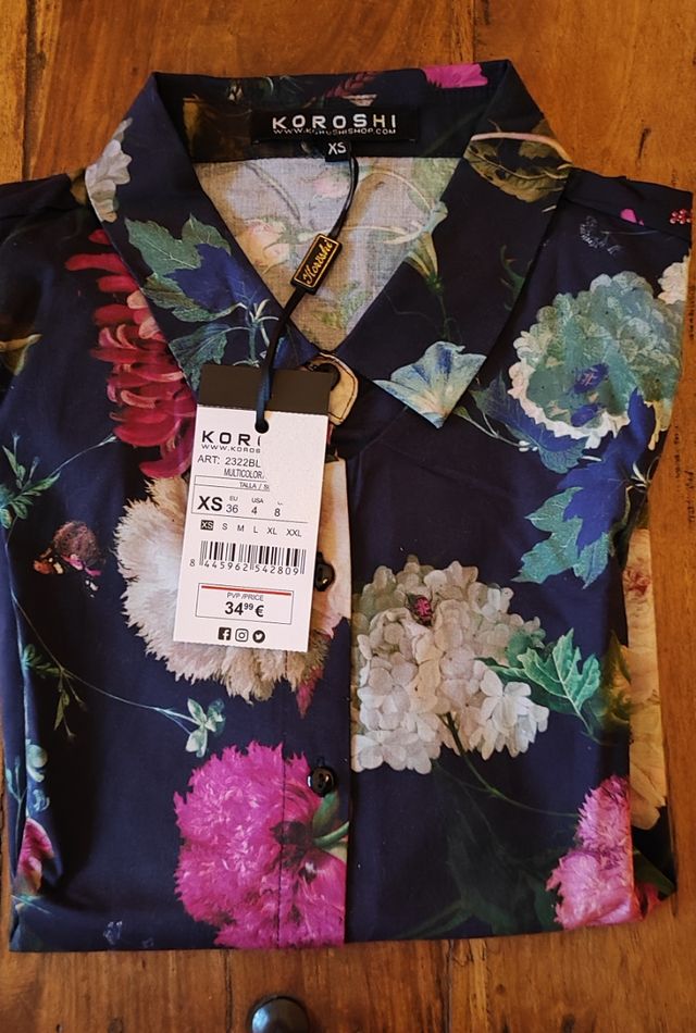 Camisa Koroshi XS - multicolor