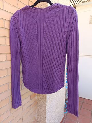Jersey Zara morado - Talla M