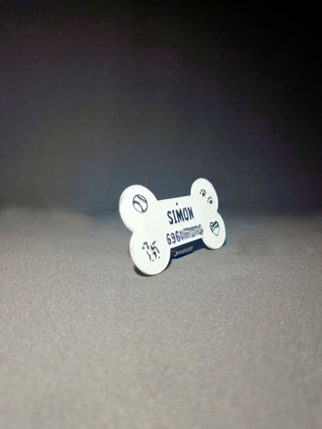 Chapa personalizada mascota