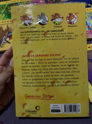 Colección libros aventura Gerónimo Stilton 