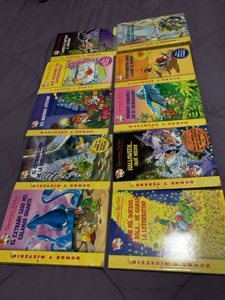 Colección libros aventura Gerónimo Stilton 