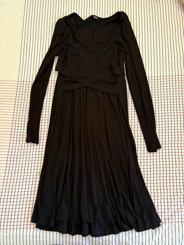 Vestido negro premamá SHEIN talla M