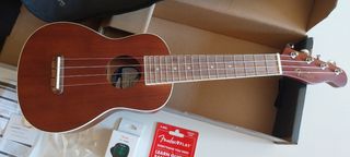 Ukelele Fender + tarjeta clases online