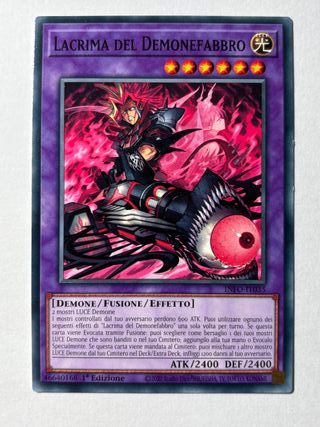 Carta Yu-Gi-Oh! Lacrima del Demonefabbro - IT035