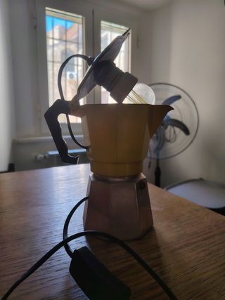 Lampada vintage moka caffè