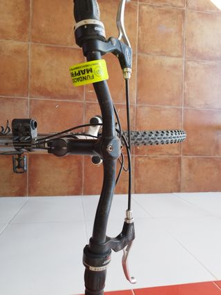 Bicicleta montaña MTB, 3 platos, 7 piñones