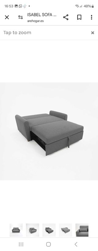Sofá cama Isabel - Gris