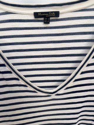 Camiseta Massimo Dutti rayas s