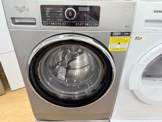 Lavadora Whirlpool inox 8kg 1400 rpm