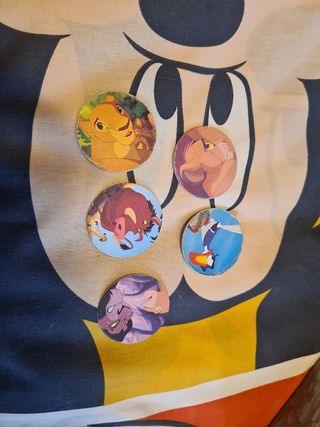 5 Tazos El Rey León