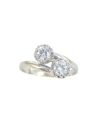 Anillo tu y yo oro 18k